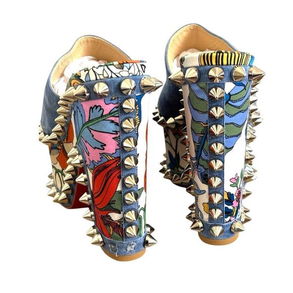 CHRISTIAN LOUBOUTIN MASSIVACTIC 160 SPIKE PLATFORM SANDALS 5/35 NEW SOLD OUT - Picture 6 of 8